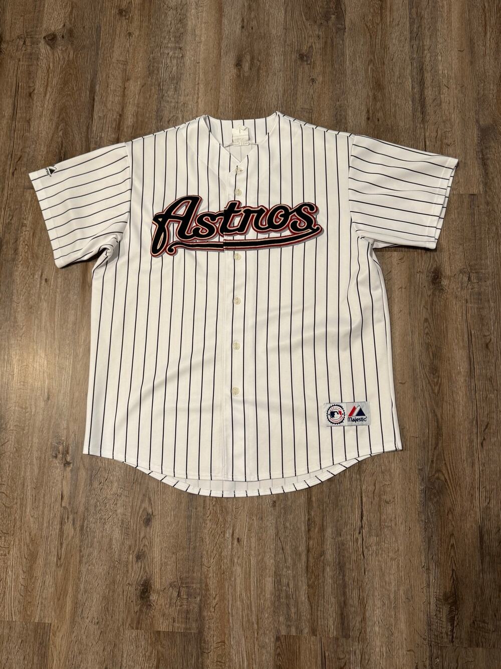Majestic Men's Vintage Astros Baseball Shirt Size XL